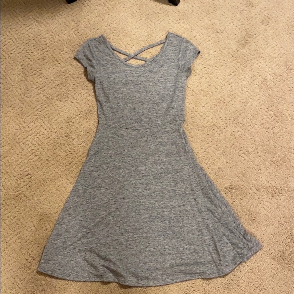 I am selling a gray dress.